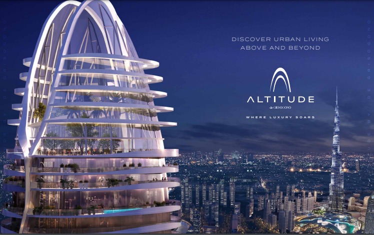 Apartments for sale in Altitude Tower Business Bay fully finished