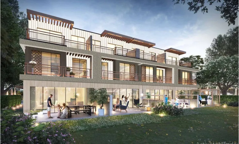 Townhouses 6 bedrooms with best price for sale in Verona Damac Hills 2