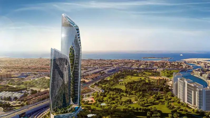 Duplex for sale with installments in Safa one Tower Business Bay