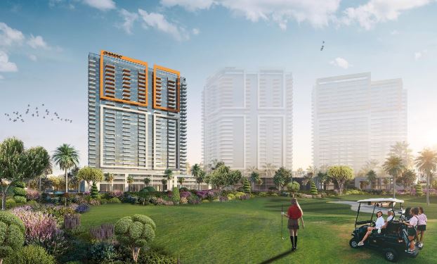 Apartments for sale in DAMAC Hills GOLF GATE 2 Tower with Golf View