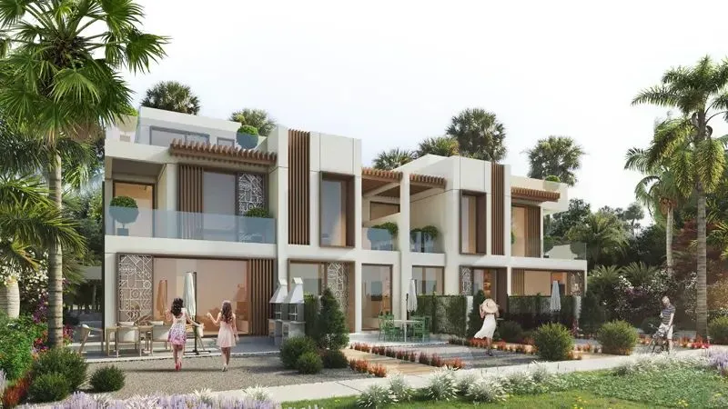 With classic view Town House for Resale in Damac Lagoons Marbella