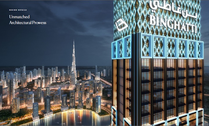 For sale in Business Bay, Burj Binghatti Jacob & Co luxurious villa